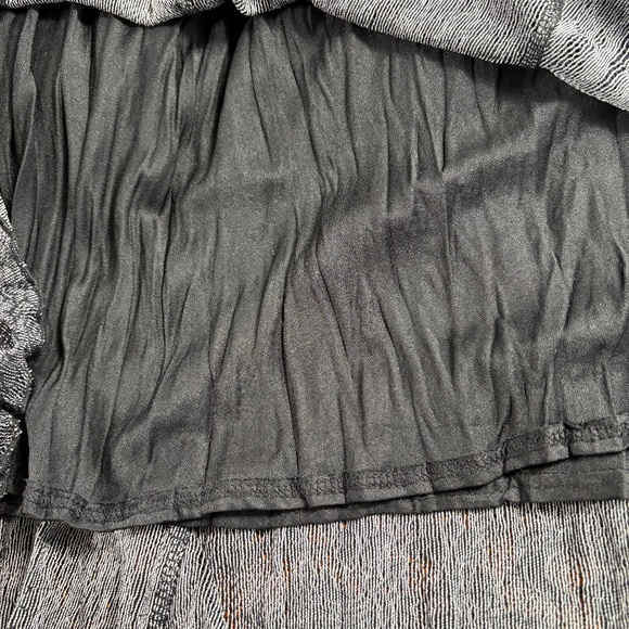 Vintage Chico's Black & Grey Lace Maxi Skirt - Picture 6 of 6